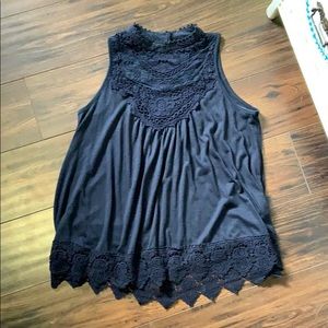 Xhilaration Navy Tank Top